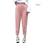 Pantalon rose vintage femme élégant et tendance