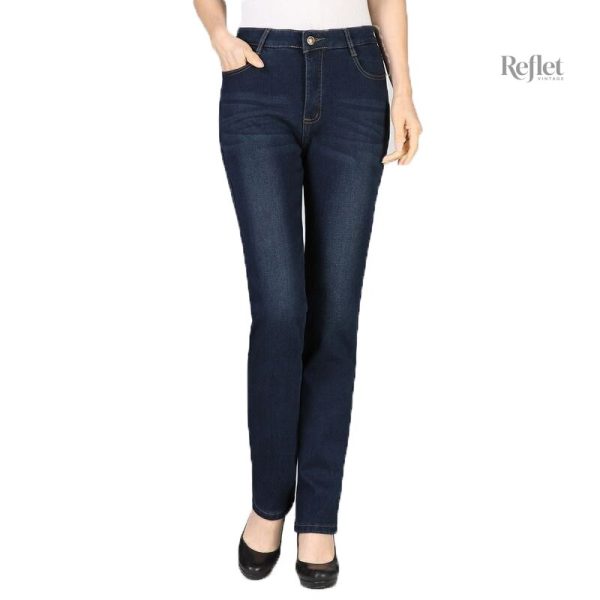 Pantalon vintage taille basse pour femme