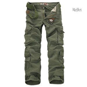 Pantalon treillis homme vintage