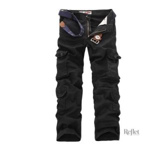 Pantalon homme style vintage en treillis