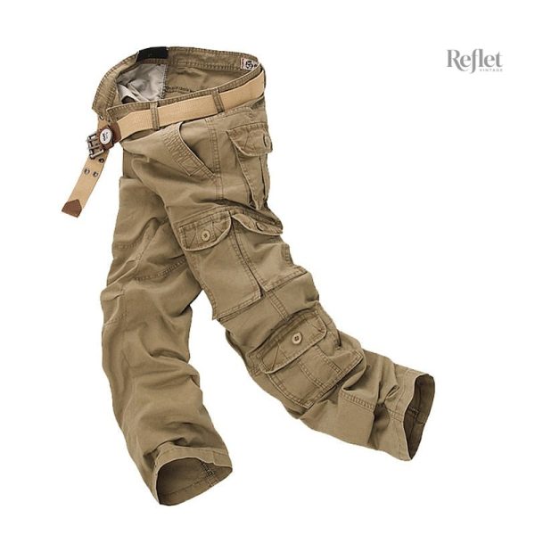 Pantalon treillis homme, look rétro