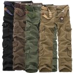 Pantalon treillis pour homme, touche vintage