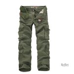 Pantalon homme, finition treillis, tendance rétro