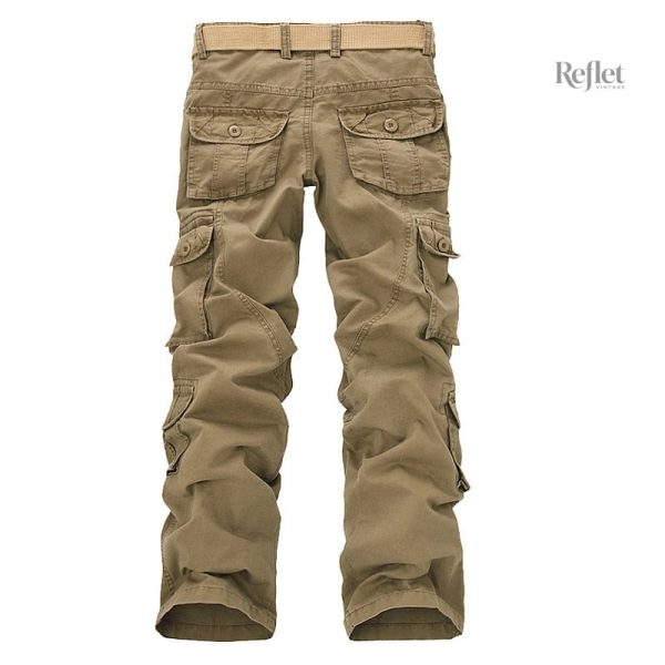 Pantalon vintage en treillis pour un style décontracté