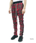 Pantalon homme rétro à carreaux élégants