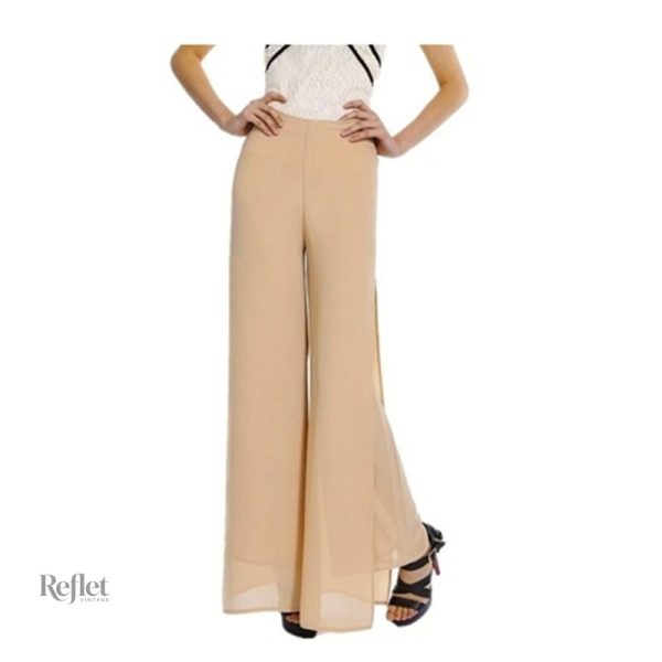 Pantalon Femme Blanc au Design Classique