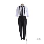 Bretelles élégantes sur pantalon vintage homme