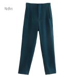 Pantalon check rétro pour femmes
