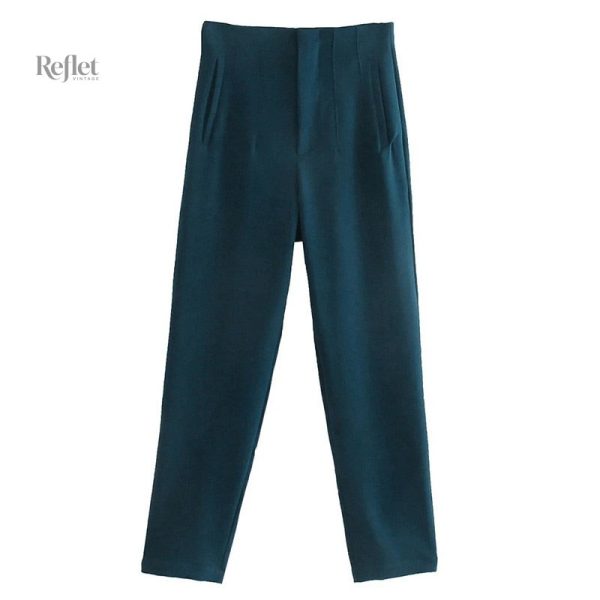 Pantalon check rétro pour femmes
