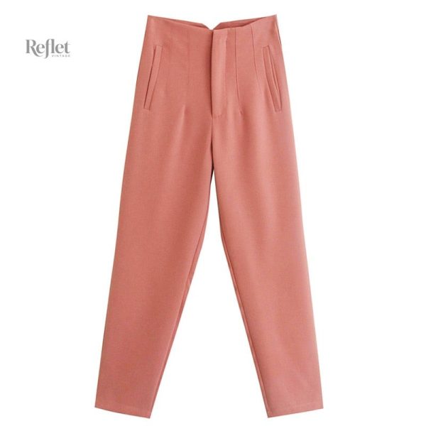 Pantalon carotte pour femmes vintage
