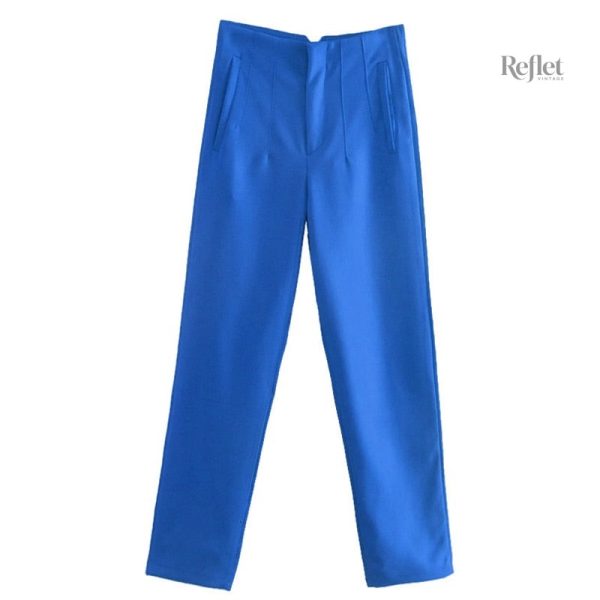 Pantalon à taille haute vintage