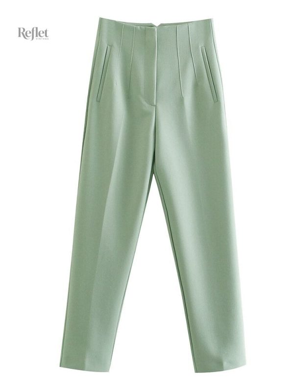 Pantalon ample femme style rétro