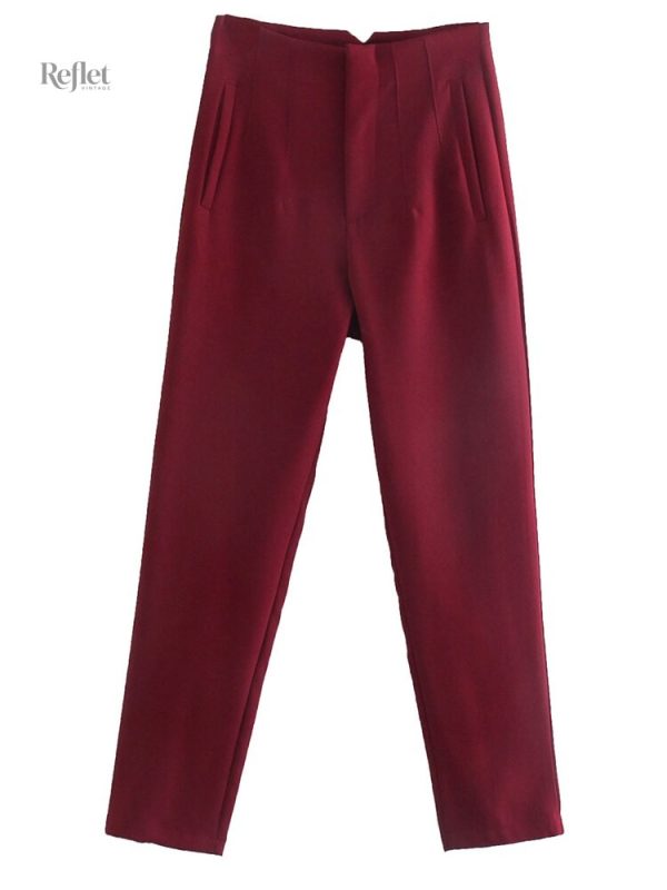 Pantalon femme pas cher avec look rétro