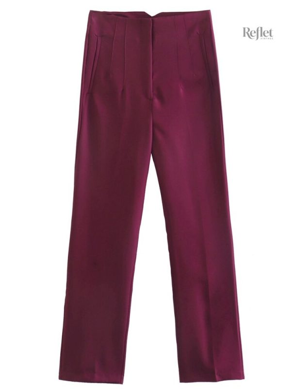 Pantalon rétro tendance pour femmes à prix bas