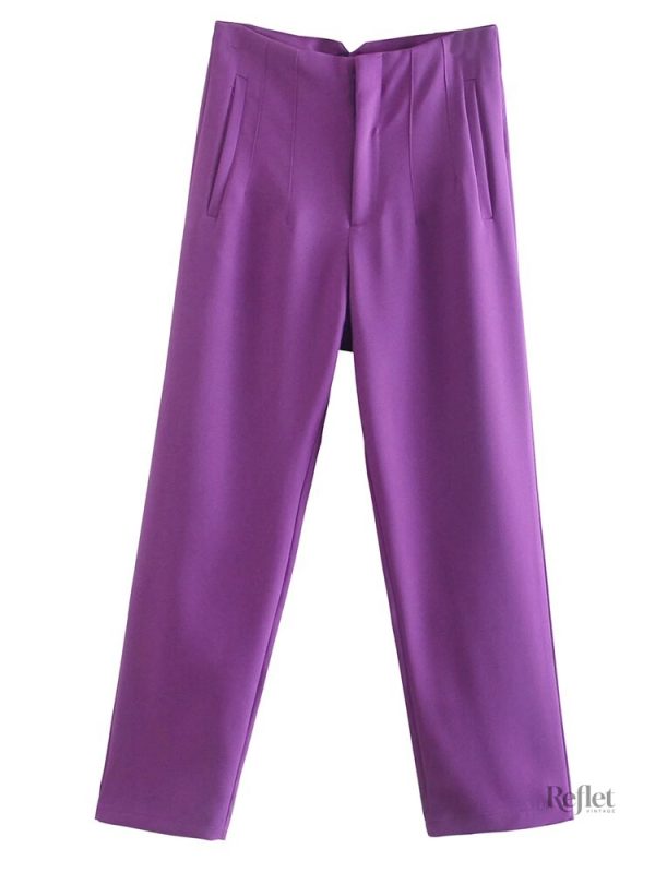 Pantalon femme au look vintage économique