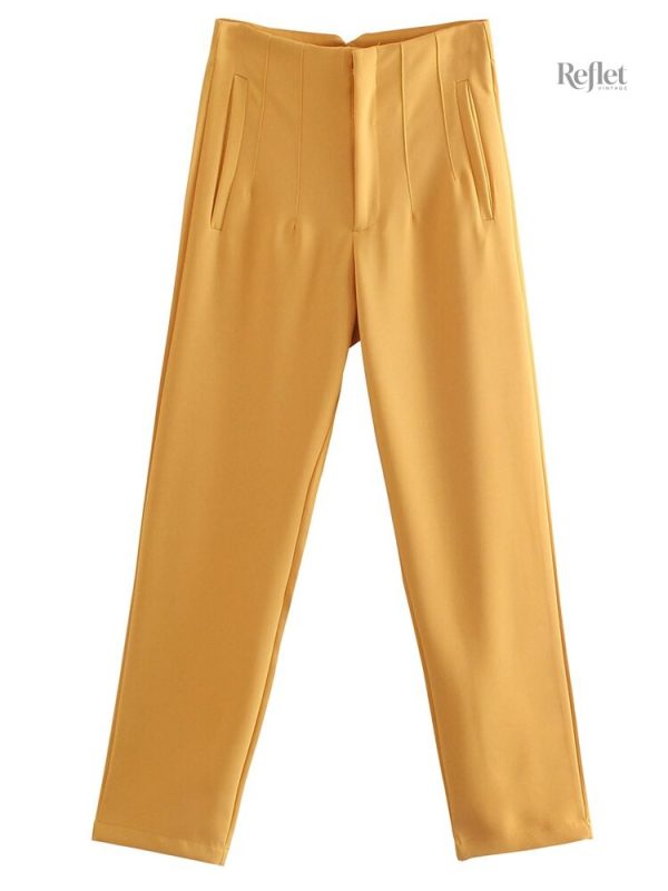 Pantalon femme pas cher au style rétro