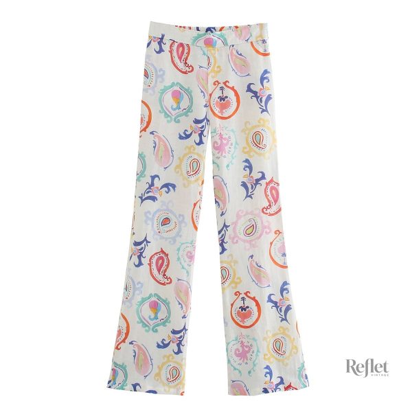 Pantalon Femmes style vintage avec une coupe élégante
