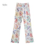 Pantalon rétro féminin, idéal pour un look décontracté