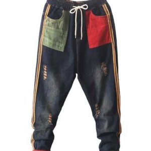 Pantalon vintage pour femme, taille haute, look classique et tendance