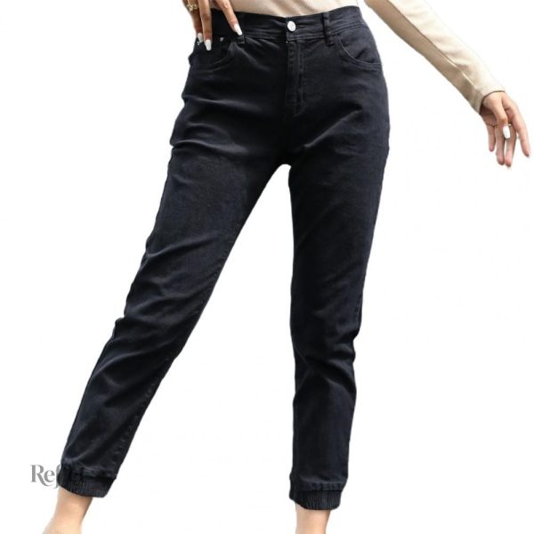 pantalons-vintage-noirs-femme-1 Pantalons Vintage Noirs Femme
