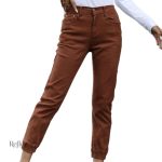 Pantalons noirs au style vintage pour femmes