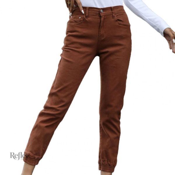 Pantalons noirs au style vintage pour femmes