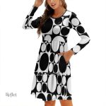 Robe élégante année 70, coupe vintage