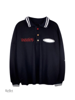 Polo Vintage Homme à manches longues
