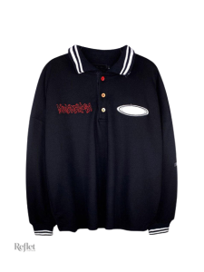 Polo Vintage Homme à manches longues