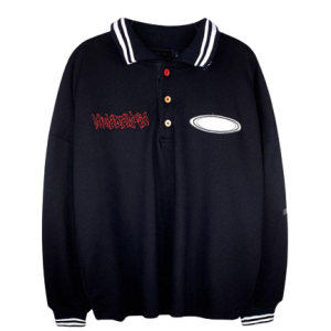 Polo Vintage Homme à manches longues