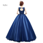 Détails féeriques de la robe de bal pour princesse Cinderella