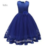 Robe cérémonie fille style princesse en tulle léger