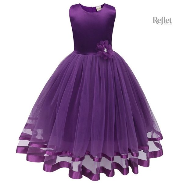 Tenue de cérémonie pour fille, look princesse chic