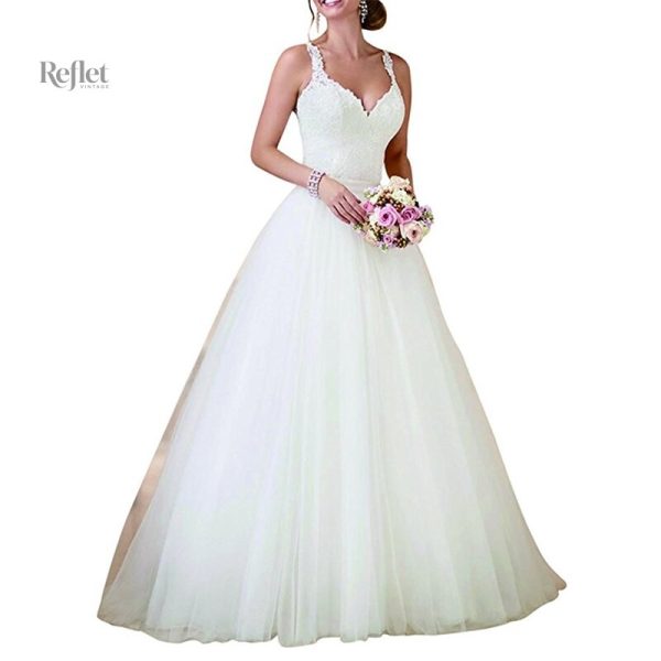 Robe de mariée princesse élégante et romantique
