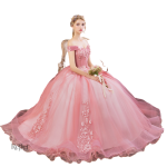 Vêtement femme soirée, robe de bal princesse