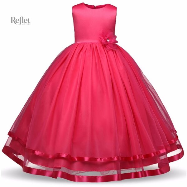 Robe colorée pour fille, idéale pour les occasions spéciales