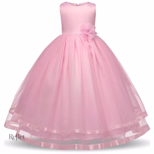 Robe princesse avec des motifs ludiques et charmants
