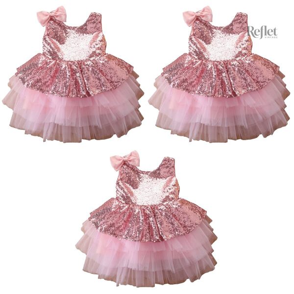 princesse-robe-rose-fille-1 Robe princesse rose pour fille