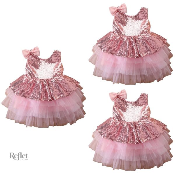 Robe rose élégante pour occasions spéciales