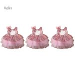 Tenue de fête pour petites princesses en rose
