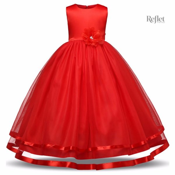 Robe colorée et brillante pour fille