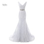 Robe de mariée princesse avec jupe volumineuse et dentelle