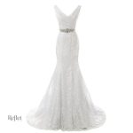 Modèle de robe de mariée princesse, coupe classique et romantique