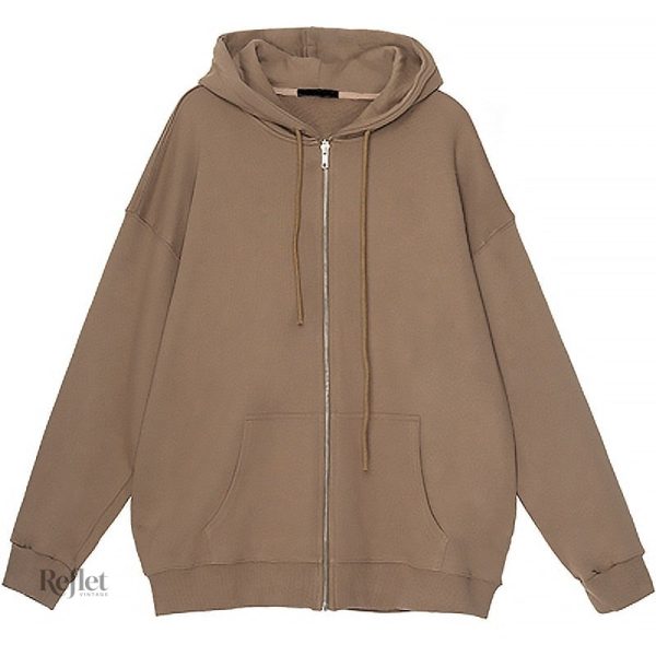 Pull vintage à capuche pour homme