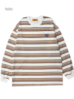 Pull décontracté à motifs rayés
