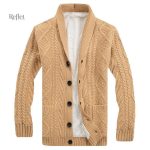 Pull oversize beige vintage pour homme