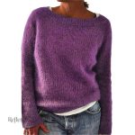 Pull Femme Style Vintage en bleu marine
