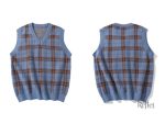 Gilet à carreaux vintage pour un style décontracté