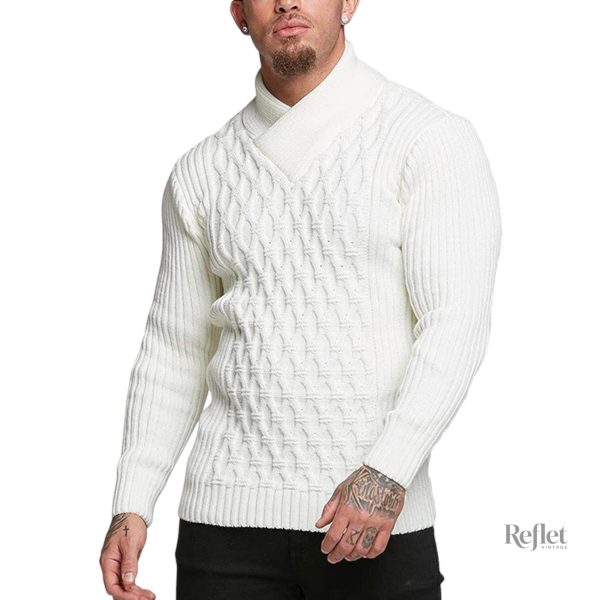 Pull col roulé chic pour homme