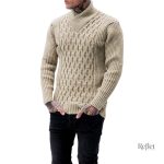 Pull vintage en maille pour homme